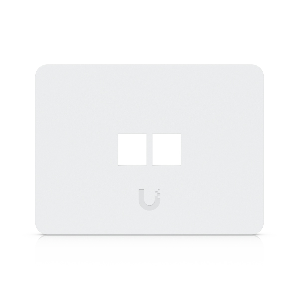 Ubiquiti UniFi UACC-WP-Keystone-H-2P – Plaque murale keystone peignable (lot de 4, horizontale, 2 ports)