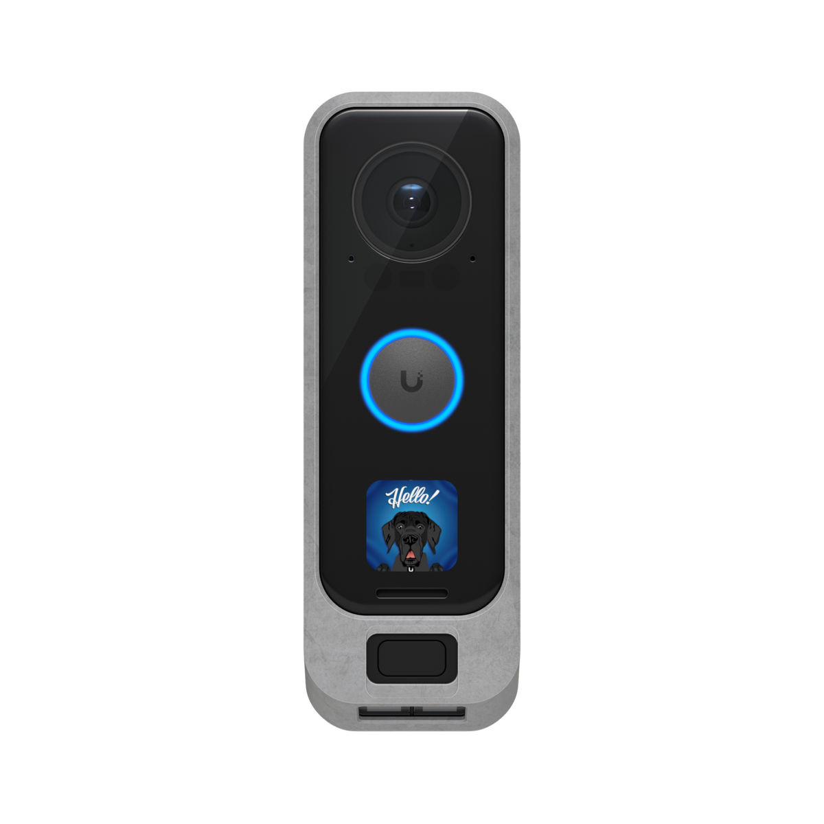 Ubiquiti UniFi Protect UACC-G4-DB-Pro-Cover-Concrete – Coque décorative pour G4 Doorbell Pro (béton)