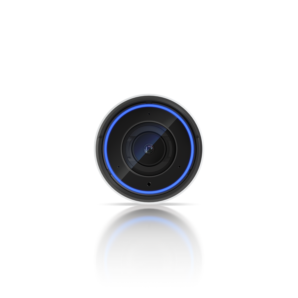 Ubiquiti UniFi Protect UVC-AI-Pro-White – Caméra bullet 4K IA, zoom optique 3x (blanc)