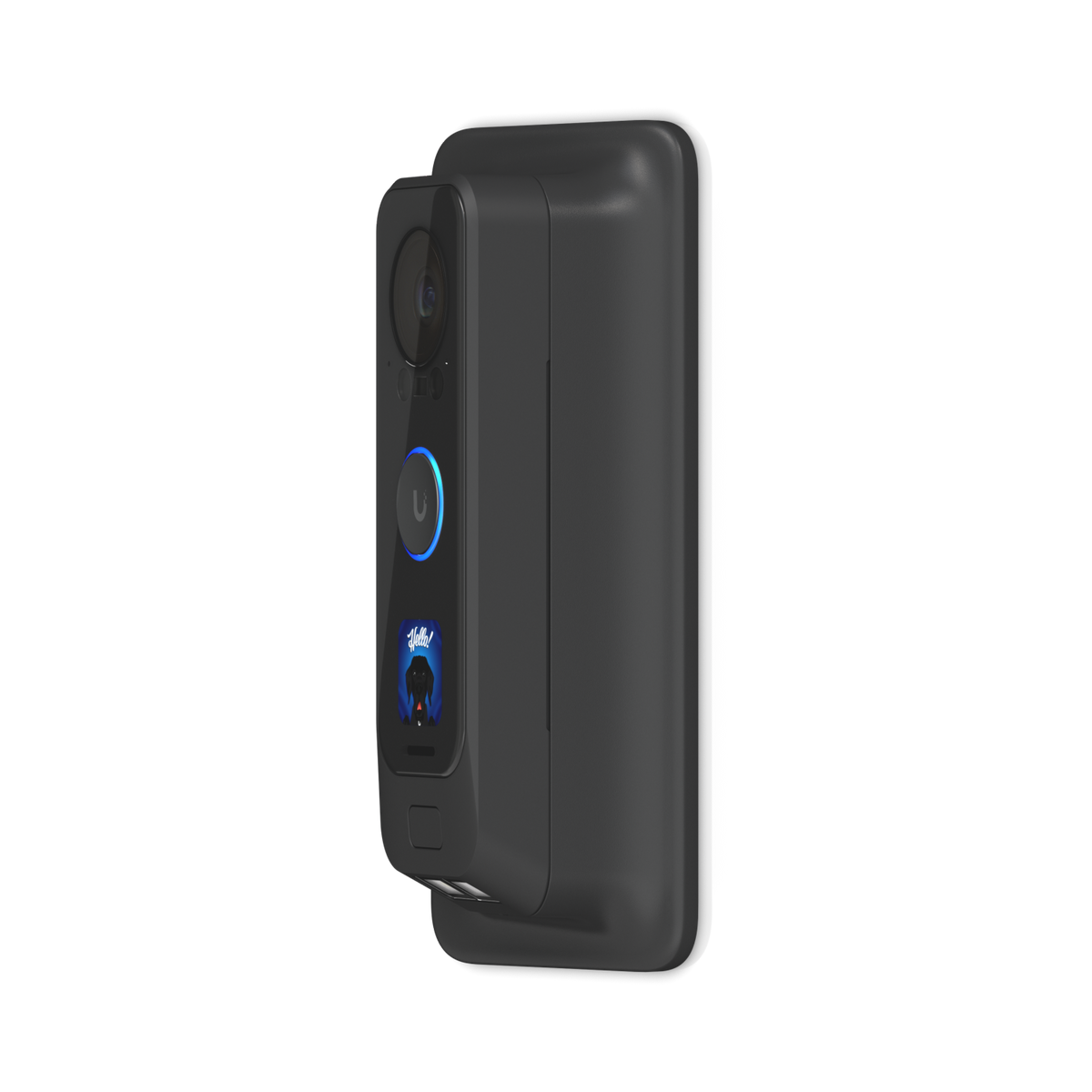 Ubiquiti UniFi Protect UACC-G4 Doorbell Pro PoE-Gang Box – Plaque de montage boîte 1 poste pour G4 Doorbell Pro PoE (noir)