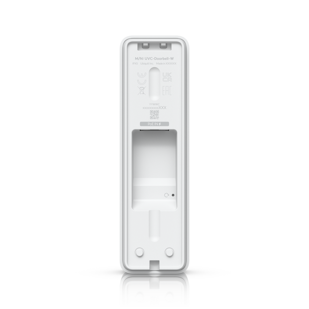 Ubiquiti UniFi Protect UVC-Doorbell-Lite-W – Sonnette vidéo PoE 5 MP (blanc)