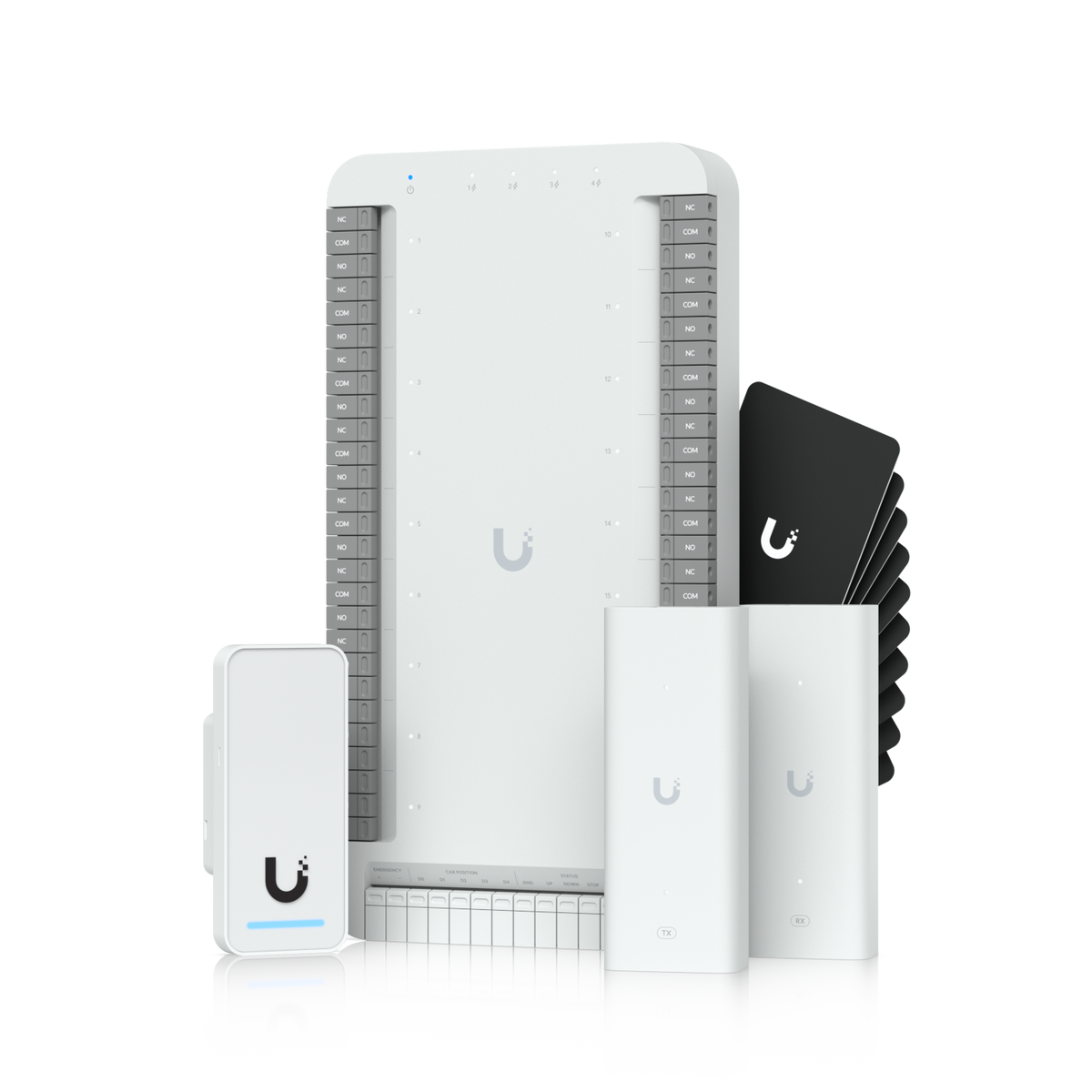 Ubiquiti UniFi Access UA-G3-SK-Elevator – Kit ascenseur 18 étages : hub + lecteur G3