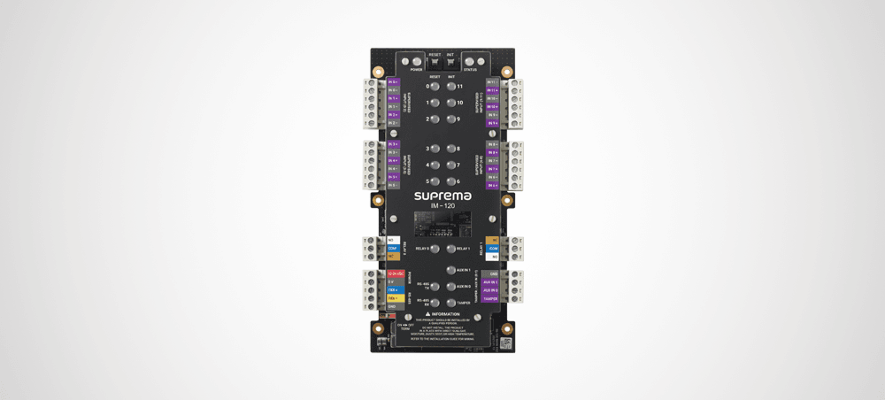 Suprema Input Module IM-120 – Module d'extension 12 entrées supervisées