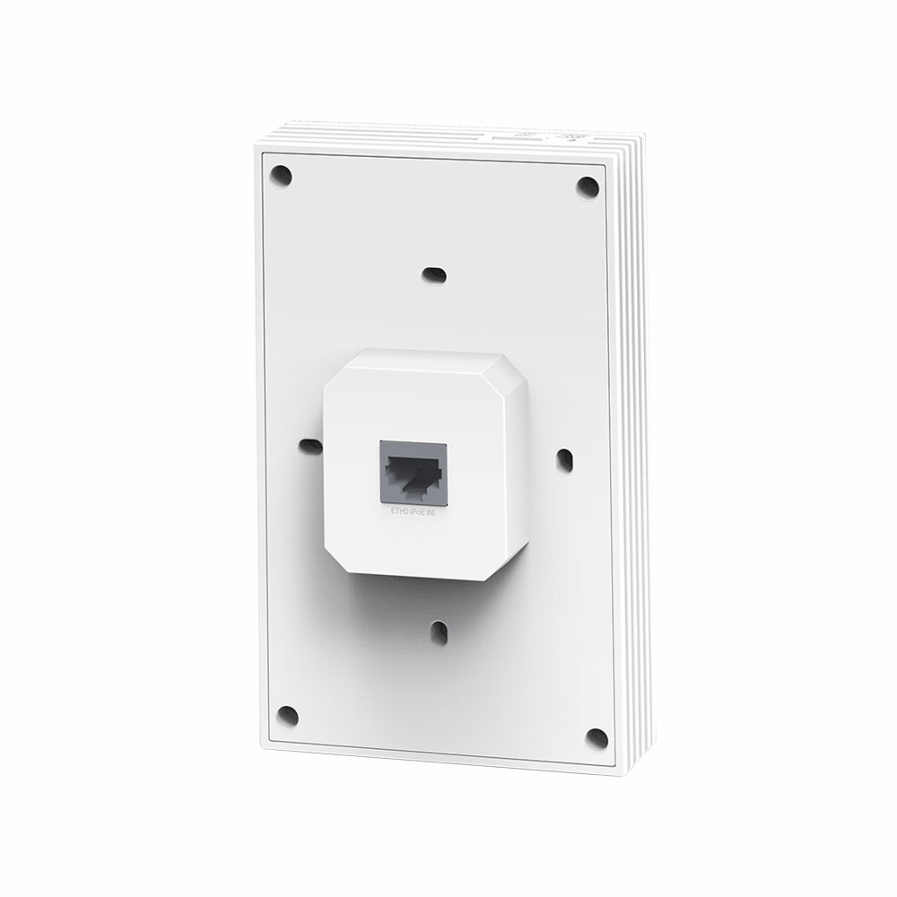 TP-Link Omada EAP655-Wall – Point d'accès Wi-Fi 6 AX3000 bi-bande mural (plaque murale)
